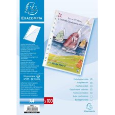 EXACOMPTA Prospekthülle DIN A4 PP transparent glatt...