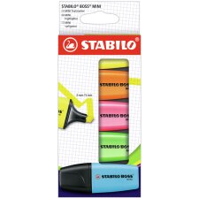STABILO Textmarker BOSS MINI 5er Karton-Etui 07/5-2-01