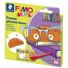 FIMO kids Modellier-Set "Funny glasses hero"...
