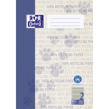 Oxford Schulheft "Recycling" DIN A4 16 Blatt Lineatur 3