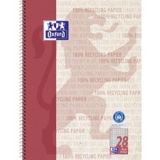 Oxford Collegeblock "Recycling" DIN A4+ 80 Blatt kariert