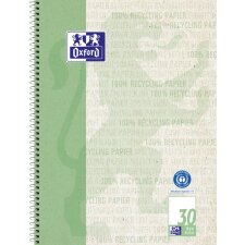 Oxford Collegeblock "Recycling" DIN A4+ 80 Blatt kariert