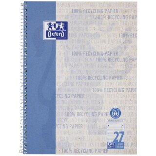 Oxford Collegeblock "Recycling" DIN A4+ 80 Blatt kariert