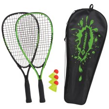 SCHILDKRÖT Speed Badminton Set schwarz / grün