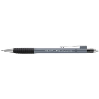 FABER-CASTELL Druckbleistift GRIP 1347 grau 0,7 mm