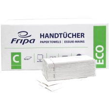 Fripa Handtuchpapier ECO 250 x 230 mm V-Falz weiß