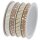 SUSY CARD Geschenkband Multispule "Malta-Mix natur"