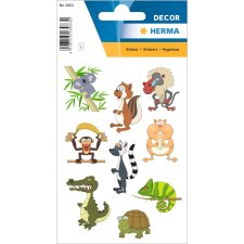HERMA Sticker DECOR "Zoo-linge" 3 Blatt...