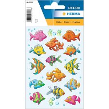 HERMA Sticker DECOR "Fische" 3 Blatt à...