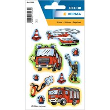 HERMA Sticker DECOR "Feuerwehr" 3 Blatt...