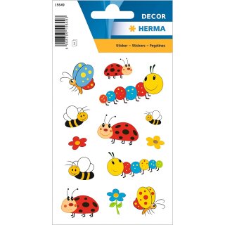 HERMA Sticker DECOR "Frieda und Freunde" 3 Blatt à 13 Sticker