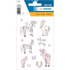 HERMA Sticker DECOR "Pony" beglimmert 2 Blatt...
