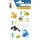 HERMA Sticker DECOR "Walfamilie und Freunde" 3 Blatt à 12 Sticker