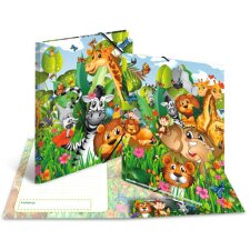 HERMA Eckspannermappe "Dschungel" Karton DIN A3