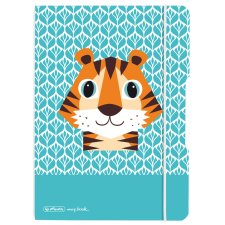 herlitz Notizheft my.book flex "Cute Animals Tiger A5