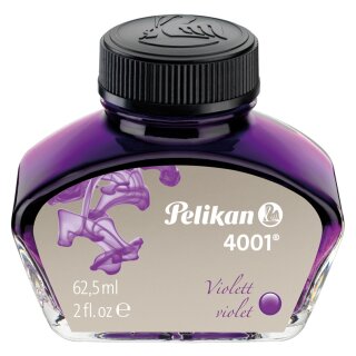 Pelikan Tinte 4001 im Glas violett Inhalt: 62,5 ml