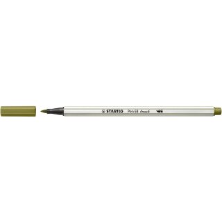STABILO Pinselstift Pen 68 brush schlammgrün
