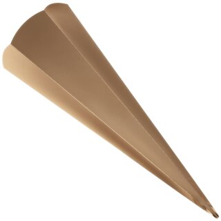 folia Metallic-Schultüten-Zuschnitt 6-eckig rosé 680 mm 5 Stück