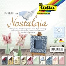 folia Faltblätter "Nostalgia" 150 x 150 mm...