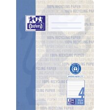 Oxford Schulheft "Recycling" DIN A5 16 Blatt Lineatur 7