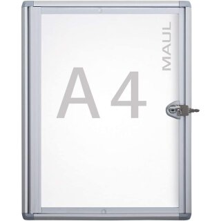 MAUL Schaukasten MAULextraslim 1 x DIN A4 Aluminium