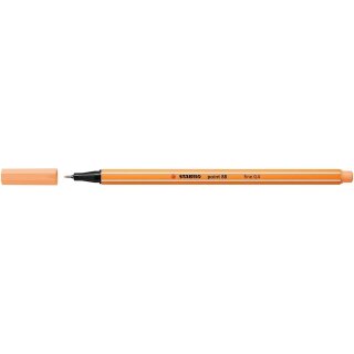STABILO Fineliner point 88 Strichstärke: 0,4 mm hellorange