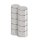 MAUL Neodym-Scheibenmagnet 8 mm Haftkraft: 2,4 kg silber 10 Stück