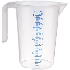 APS Messbecher STACKABLE 1,0 Liter transparent