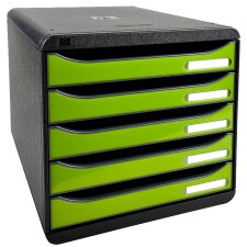 EXACOMPTA Schubladenbox BIG-BOX PLUS 5 Schübe violett