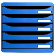 EXACOMPTA Schubladenbox BIG-BOX PLUS 5 Schübe violett