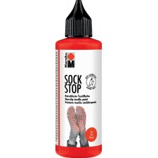 Marabu Textilfarbe Sock Stop 90 ml rot