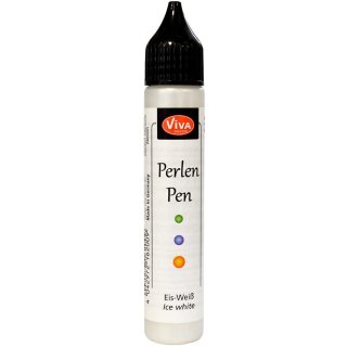 ViVA DECOR Perlen Pen 28 ml eisweiß