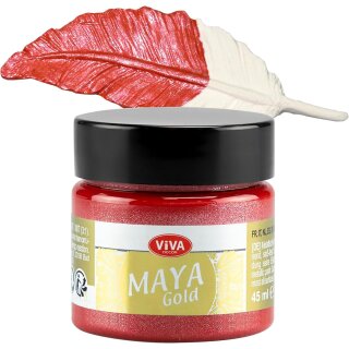 ViVA DECOR Maya Gold 45 ml feuerrot