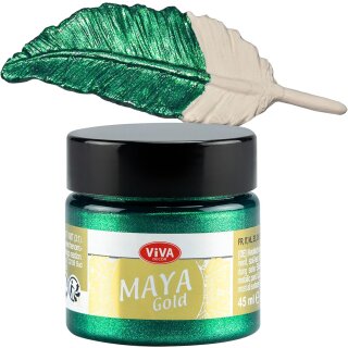 ViVA DECOR Maya Gold 45 ml smaragdgrün
