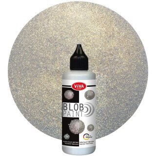 ViVA DECOR Blob Paint 90 ml silber-glitter