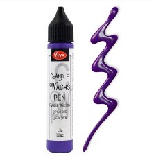 ViVA DECOR Candle Wachs Pen 28 ml violett