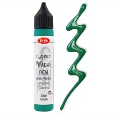 ViVA DECOR Candle Wachs Pen 28 ml grün