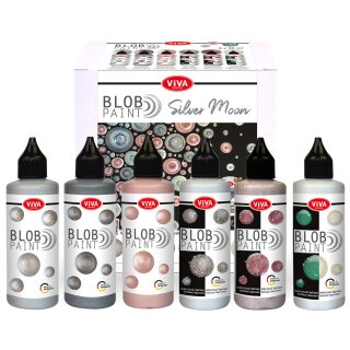 ViVA DECOR Blob Paint Farbset "Silver Moon" 6-teilig