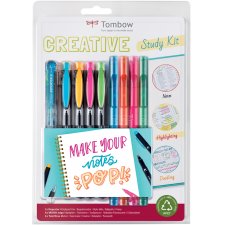 Tombow Schreibset Creative Study Kit 9-teilig