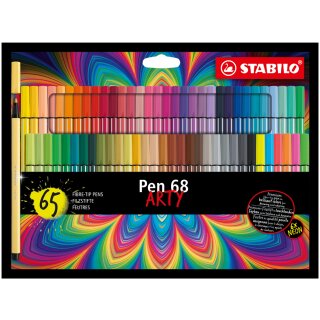 STABILO Fasermaler Pen 68 65er Kartonetui ARTY