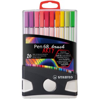 STABILO Pinselstift Pen 68 brush ARTY 20er ColorParade