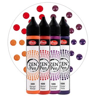 ViVA DECOR Zen-Pen Farbset "Magischer Moment" 4er Set