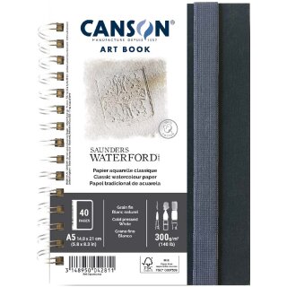 CANSON Skizzenbuch ART BOOK Saunders Waterford DIN A5 20 Blatt Hochformat