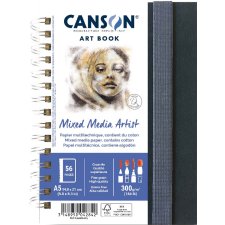CANSON Skizzenbuch ART BOOK Mixed Media Artist DIN A5 28...