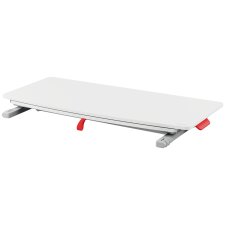 LEITZ Sitz-Steh Workstation Ergo Cosy ausziehbar hellgrau