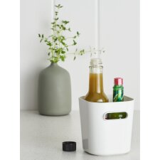 smartstore Aufbewahrungsbox COMPACT SLIM 1,32 Liter weiß