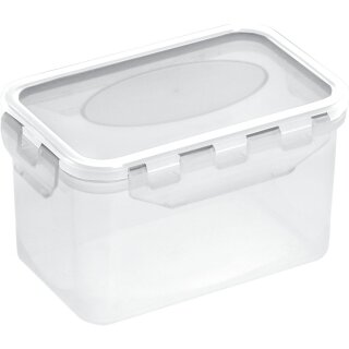 plast team Frischhaltedose Airtight 0,7 Liter transparent/weiß