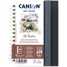 CANSON Skizzenbuch ART BOOK Mi-Teintes DIN A5 weiß...