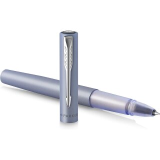 PARKER Tintenroller VECTOR XL Metallic Silver Blue C.C.