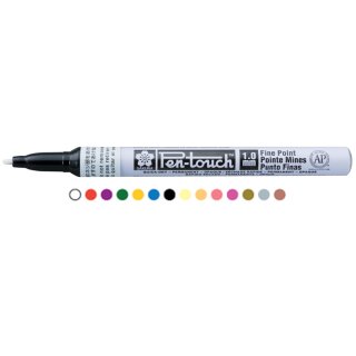 SAKURA Permanent-Marker Pen-Touch Fein schwarz